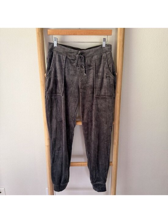 House of Harlow 1960 Pants - House of Harlow 1960 Velour Jogger Pants Gray Lounge Casual Size S